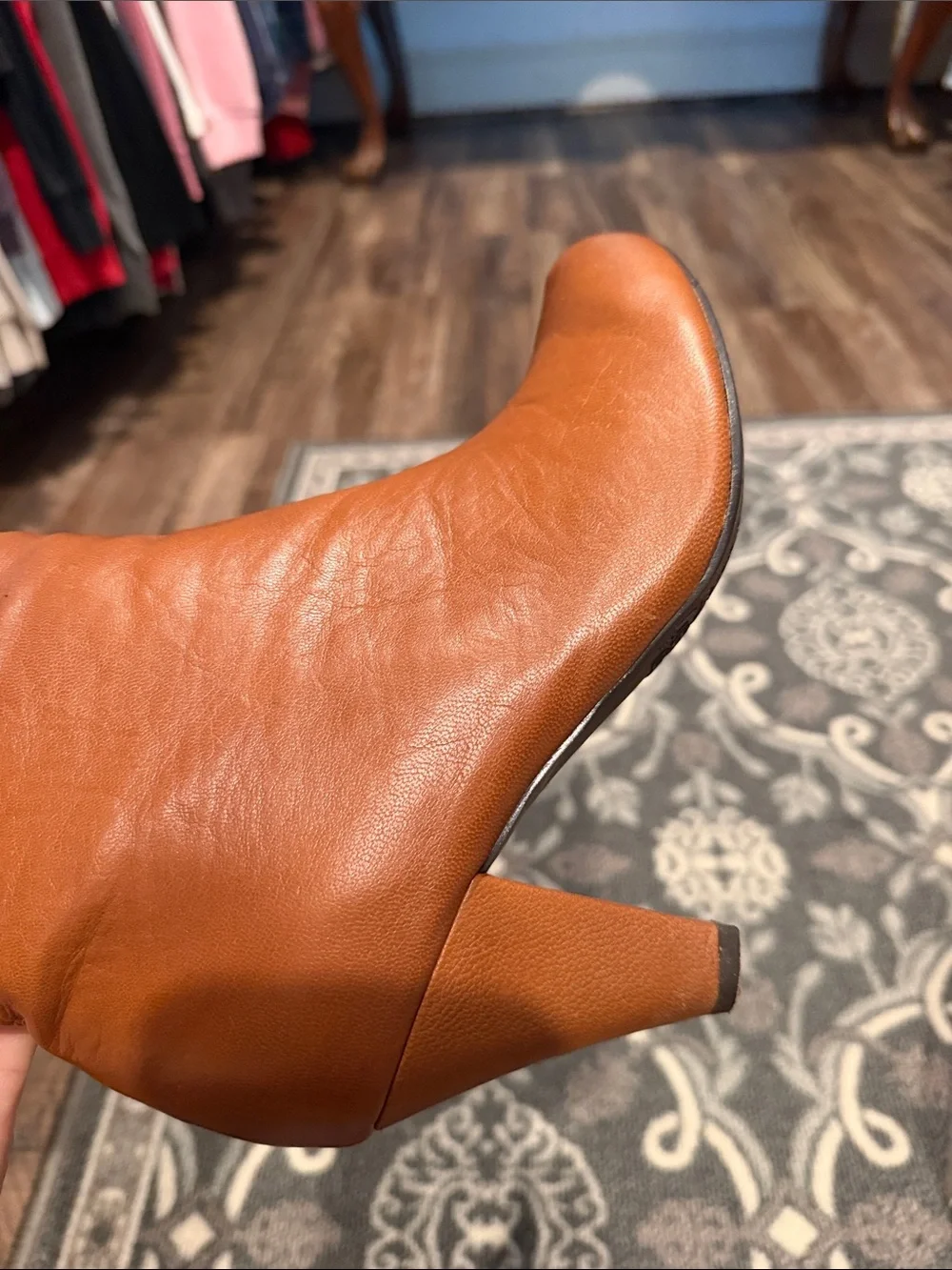 Theme brand Women's Tall Brown Leather Boots